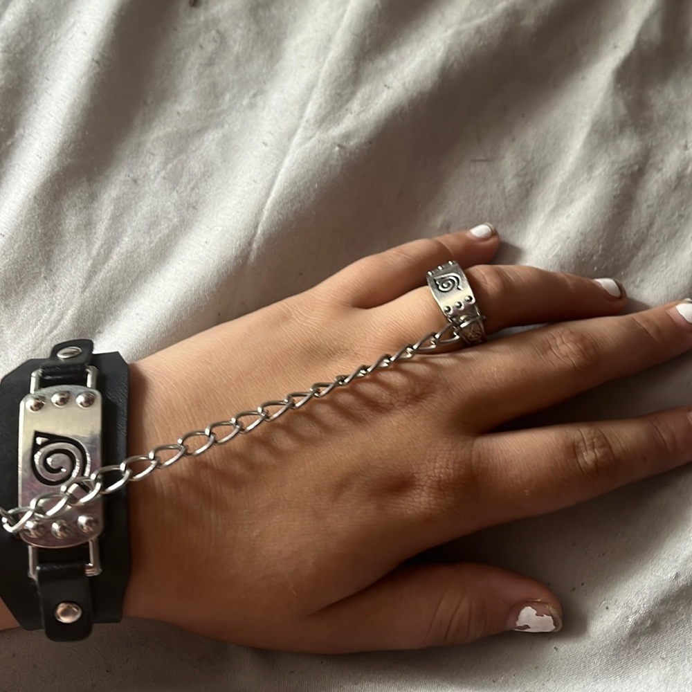 Naruto bracelet and ring
